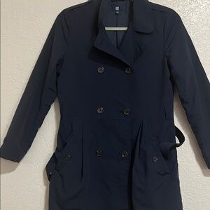 Uniqlo Women's Dark Blue Trench Coat